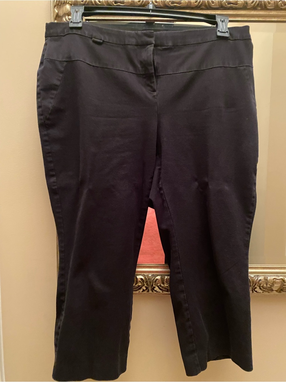 Alfani Black Women's Stretch Ponte Capri Pants